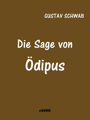 cover image of Die Sage von Ödipus
